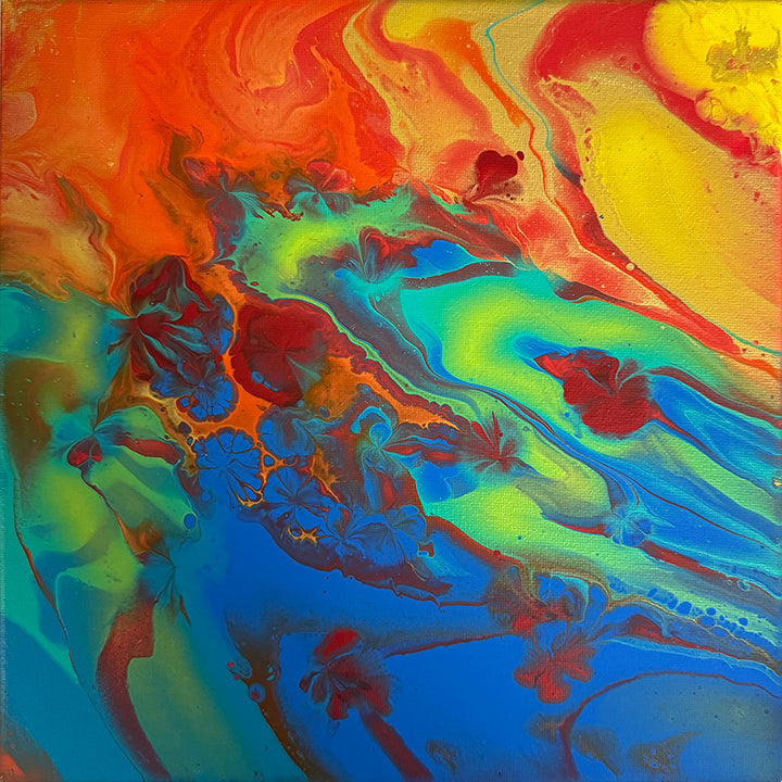 Teen and Adult “Experience Fluid Acrylic Painting” Classes at Carol Roullard Art in Thousand Oaks! Includes Instruction and Materials for Just $29! (Value $50)