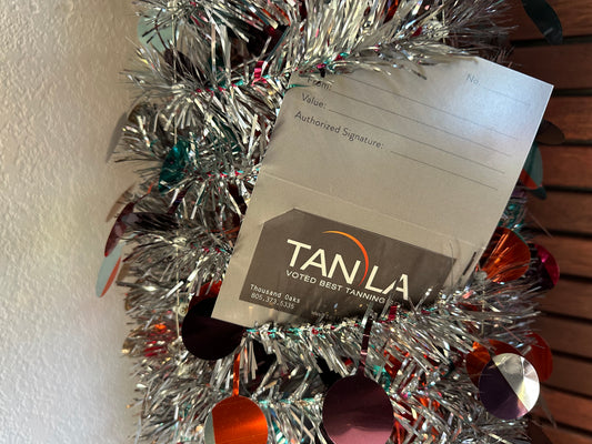 TAN LA Gift Cards Half-Off! Just $24 for a $50 Gift Card Valid at Thousand Oaks and Camarillo Locations! Tanning, Red and Blue Light Skin Treatments, Teeth Whitening, Cryotherapy and More!