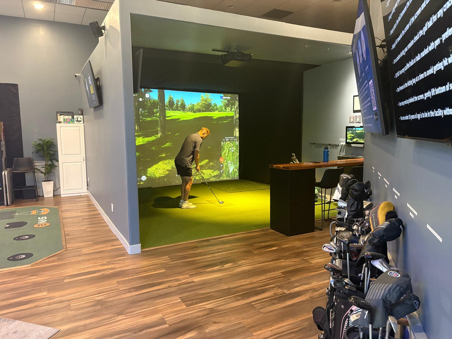 Indoor Golf With Trackman Technology at SVN2! Three Hours of Practice or Play for up to 4 Players Just $68! (Value $150). Can Divide Play Into Short or Long Blocks.